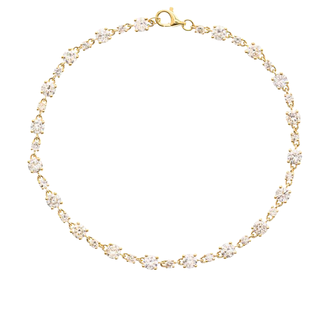 FLORENCE - YELLOW GOLD DIAMOND BRACELET