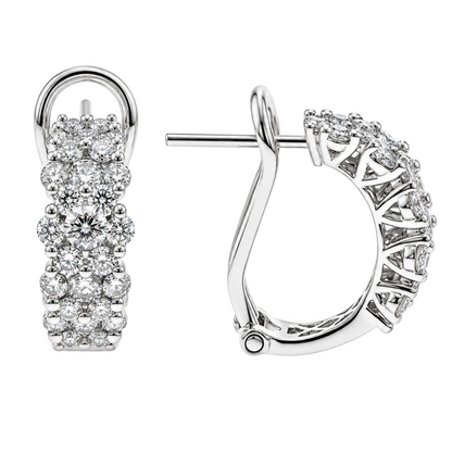 ELARA - WHITE GOLD DIAMOND EARRING