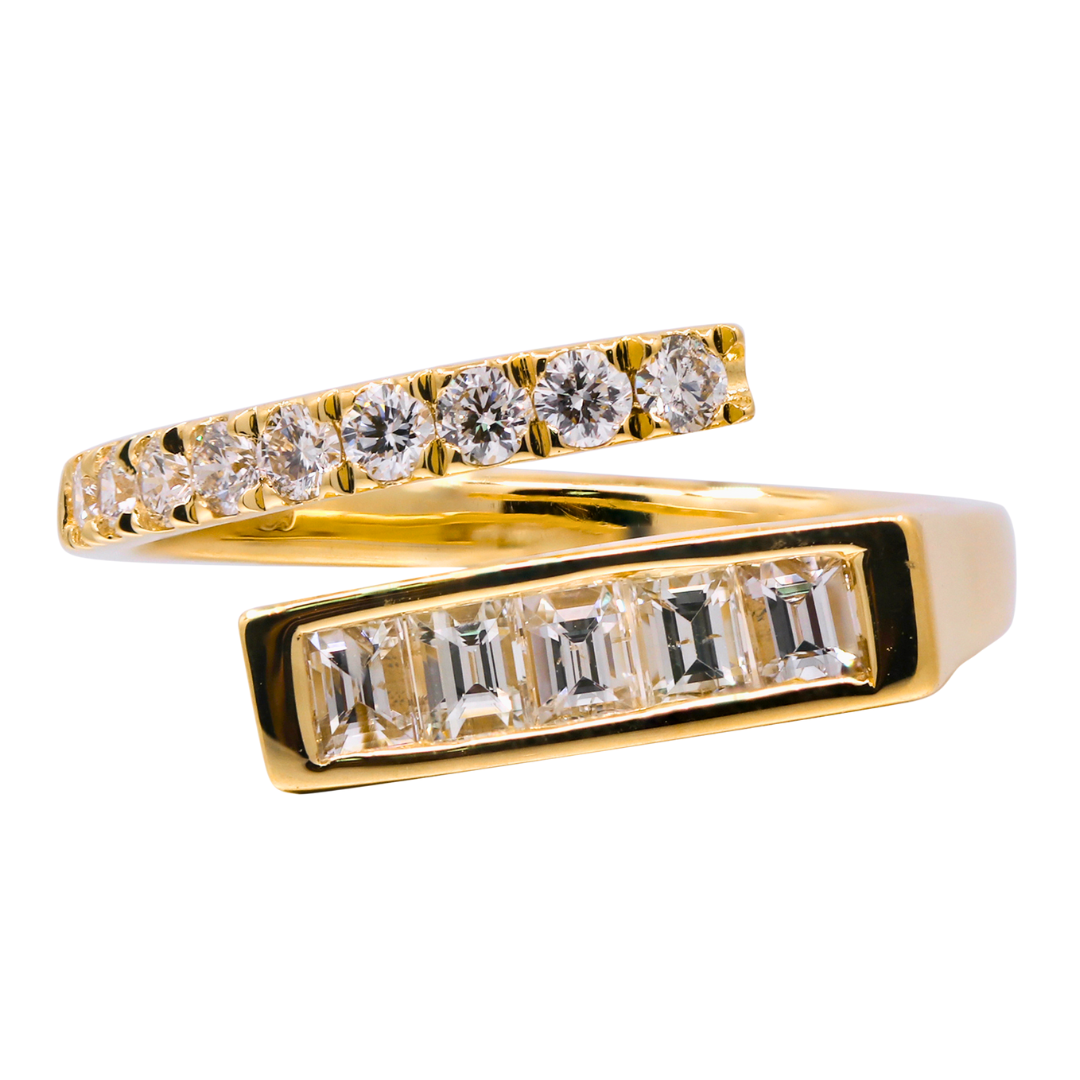 FUSION - YELLOW GOLD DIAMOND RING