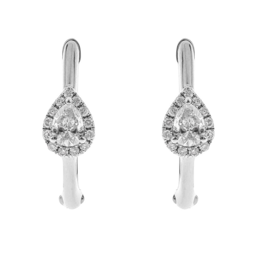 LUME - WHITE GOLD DIAMOND EARRING