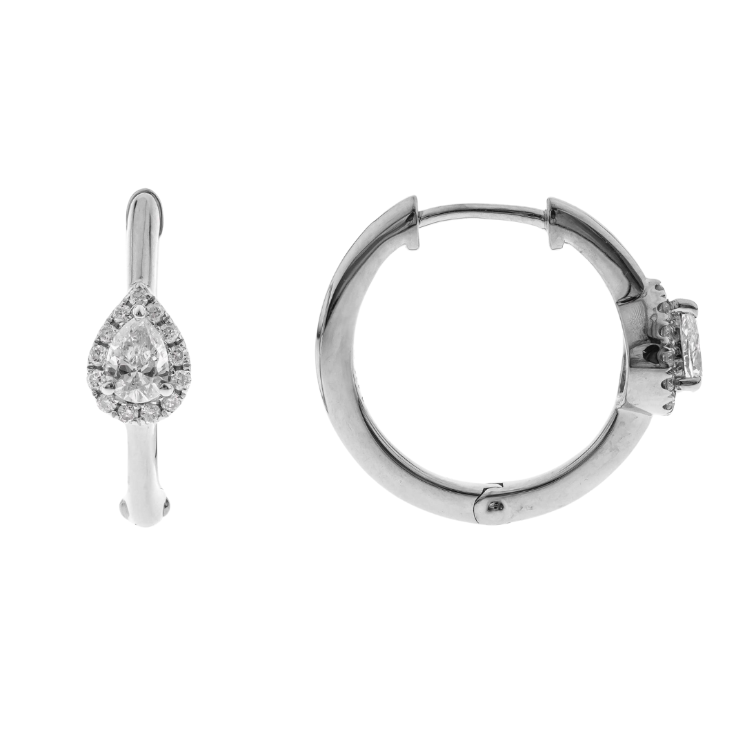 LUME - WHITE GOLD DIAMOND EARRING