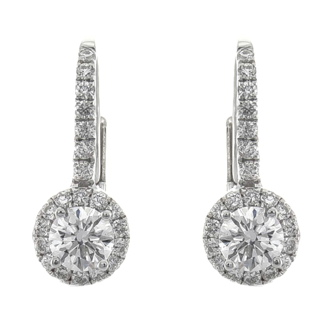 ALTHEA - WHITE GOLD DIAMOND EARRING