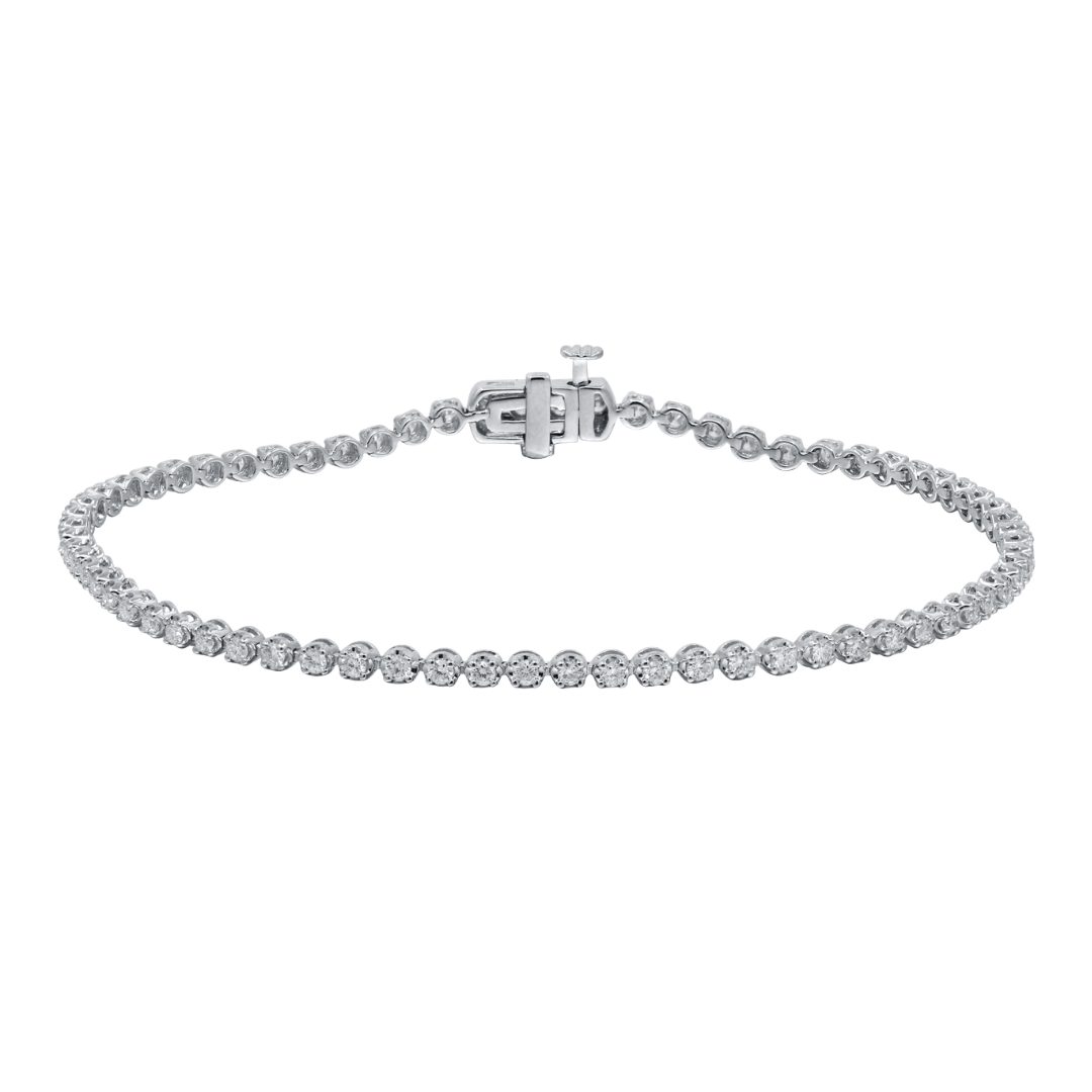 ELION - WHITE GOLD DIAMOND BRACELET