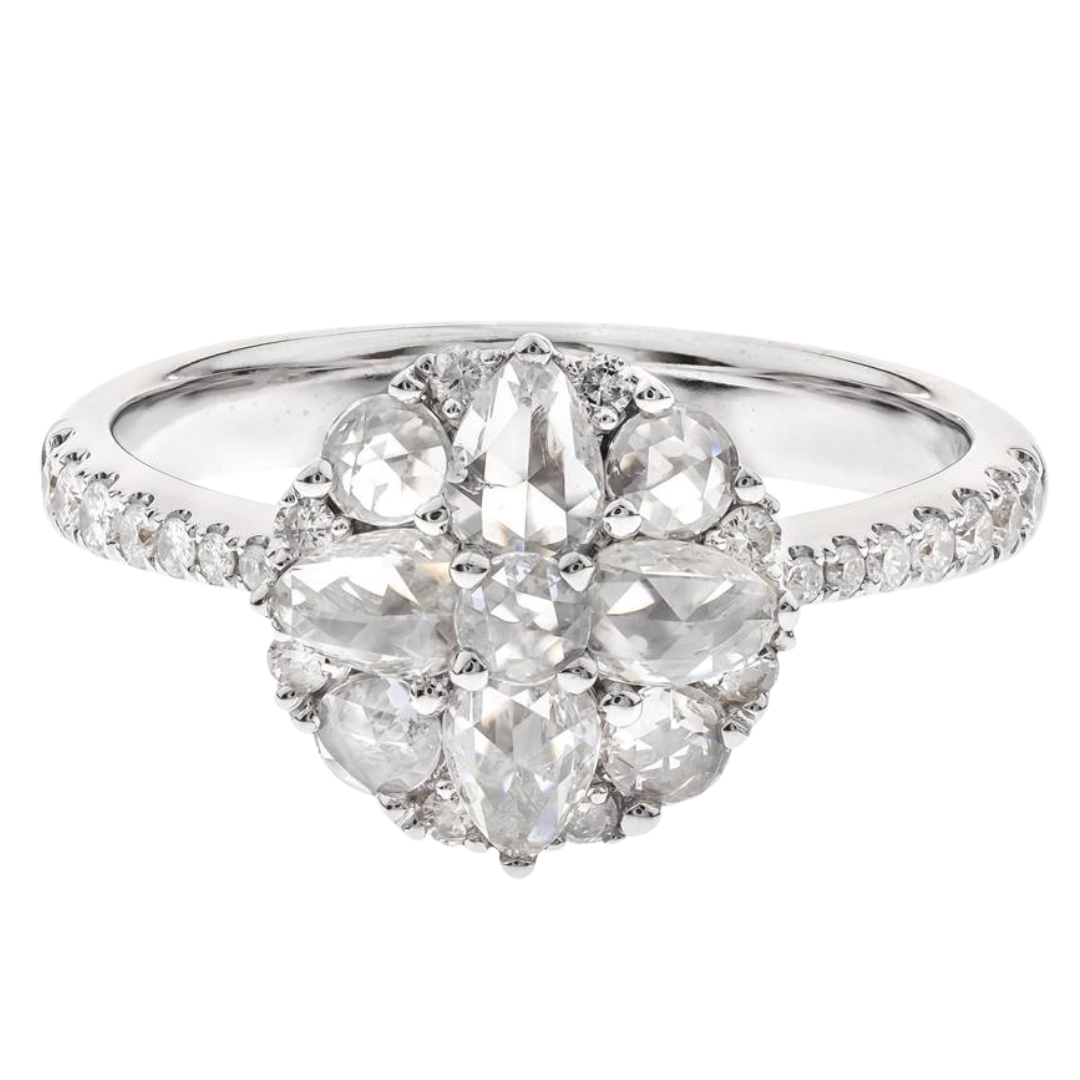 PETALIA - WHITE GOLD GOLD DIAMOND RING
