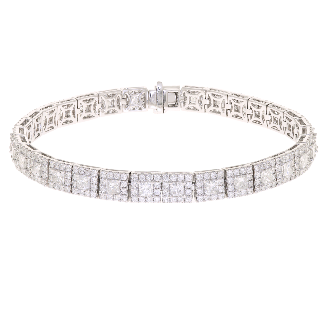 EVERLY - WHITE GOLD DIAMOND BRACELET