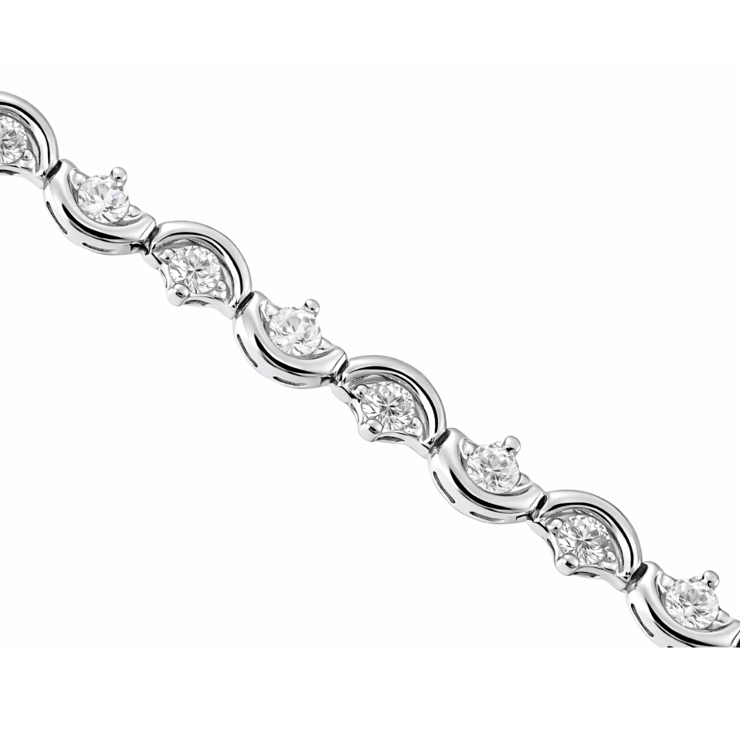 SOLACE - WHITE GOLD DIAMOND BRACELET