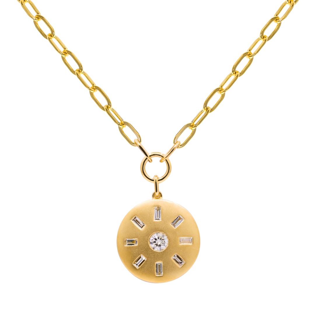 LUMEA - YELLOW GOLD DIAMOND NECKLACE
