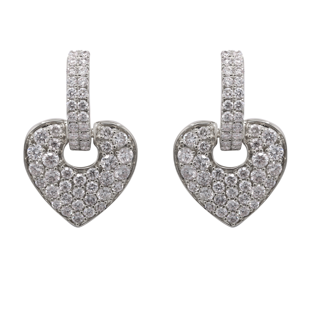 LUMIVIA - WHITE GOLD DIAMOND EARRING