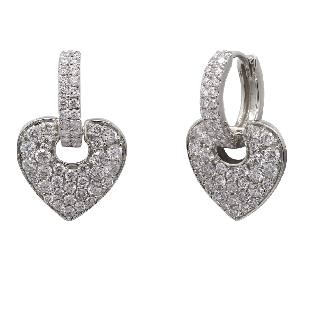 LUMIVIA - WHITE GOLD DIAMOND EARRING