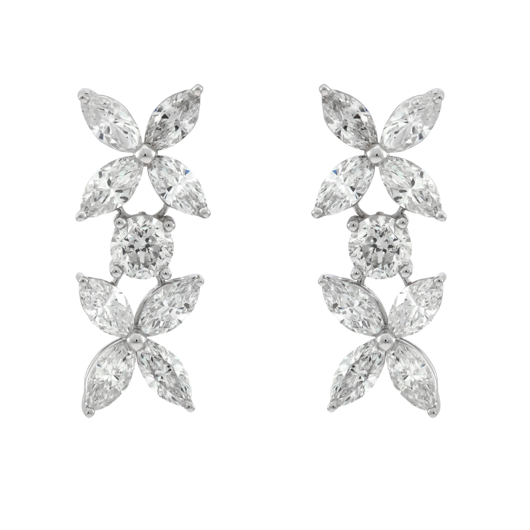 CELISSE - WHITE GOLD DIAMOND EARRING