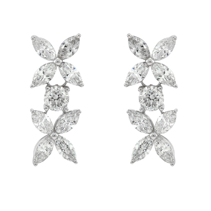 CELISSE - WHITE GOLD DIAMOND EARRING