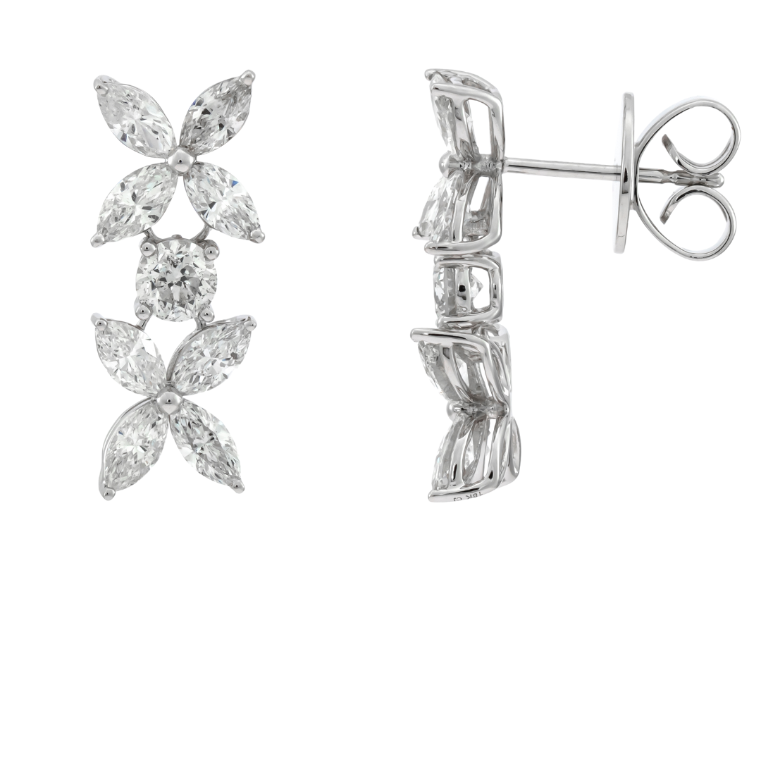 CELISSE - WHITE GOLD DIAMOND EARRING
