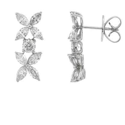 CELISSE - WHITE GOLD DIAMOND EARRING