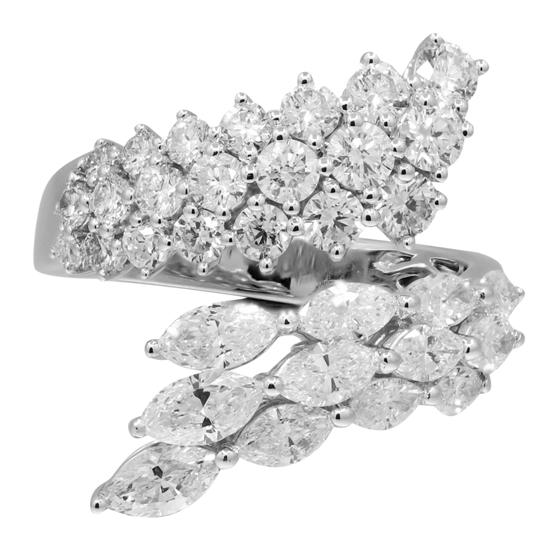 LYRA - WHITE GOLD DIAMOND RING