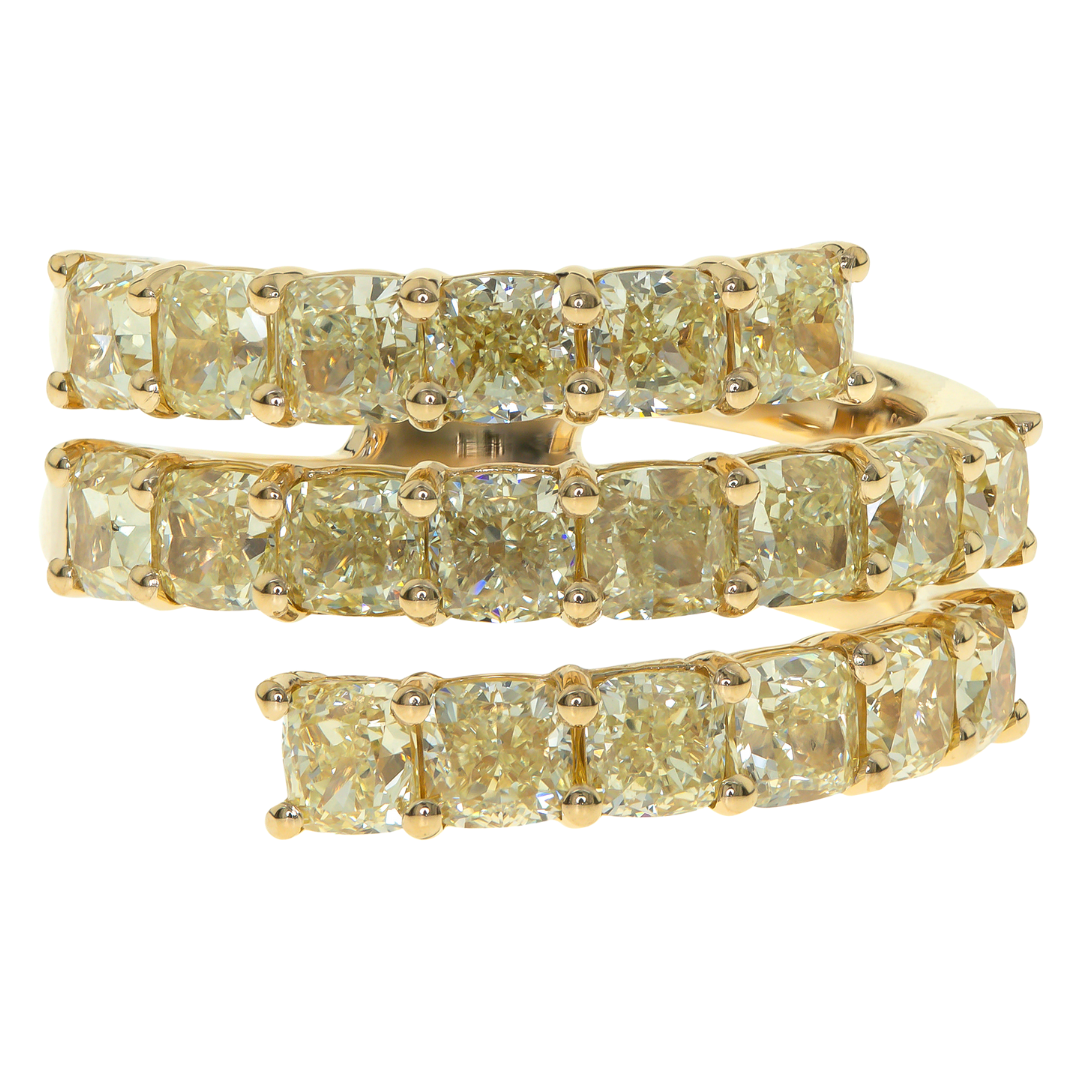 ALORÉ  - YELLOW GOLD FANCY YELLOW DIAMOND RING