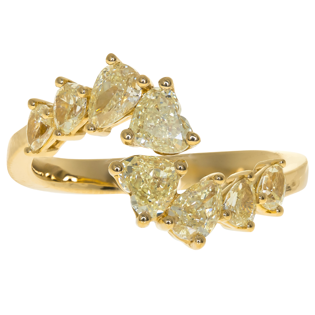SOLÉA - YELLOW GOLD FANCY YELLOW DIAMOND RING