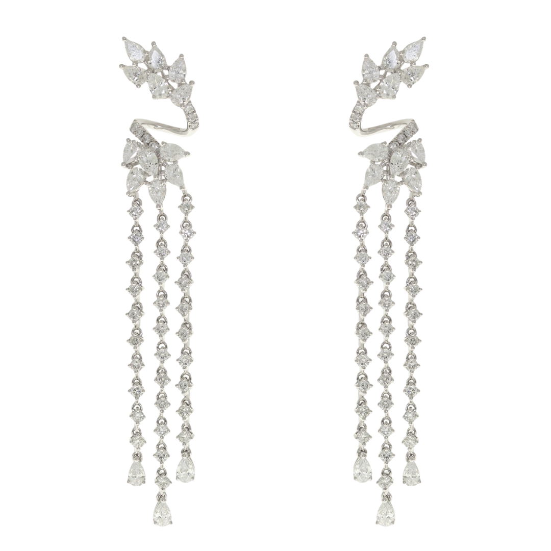 LUMÉRA - WHITE GOLD DIAMOND EARRING