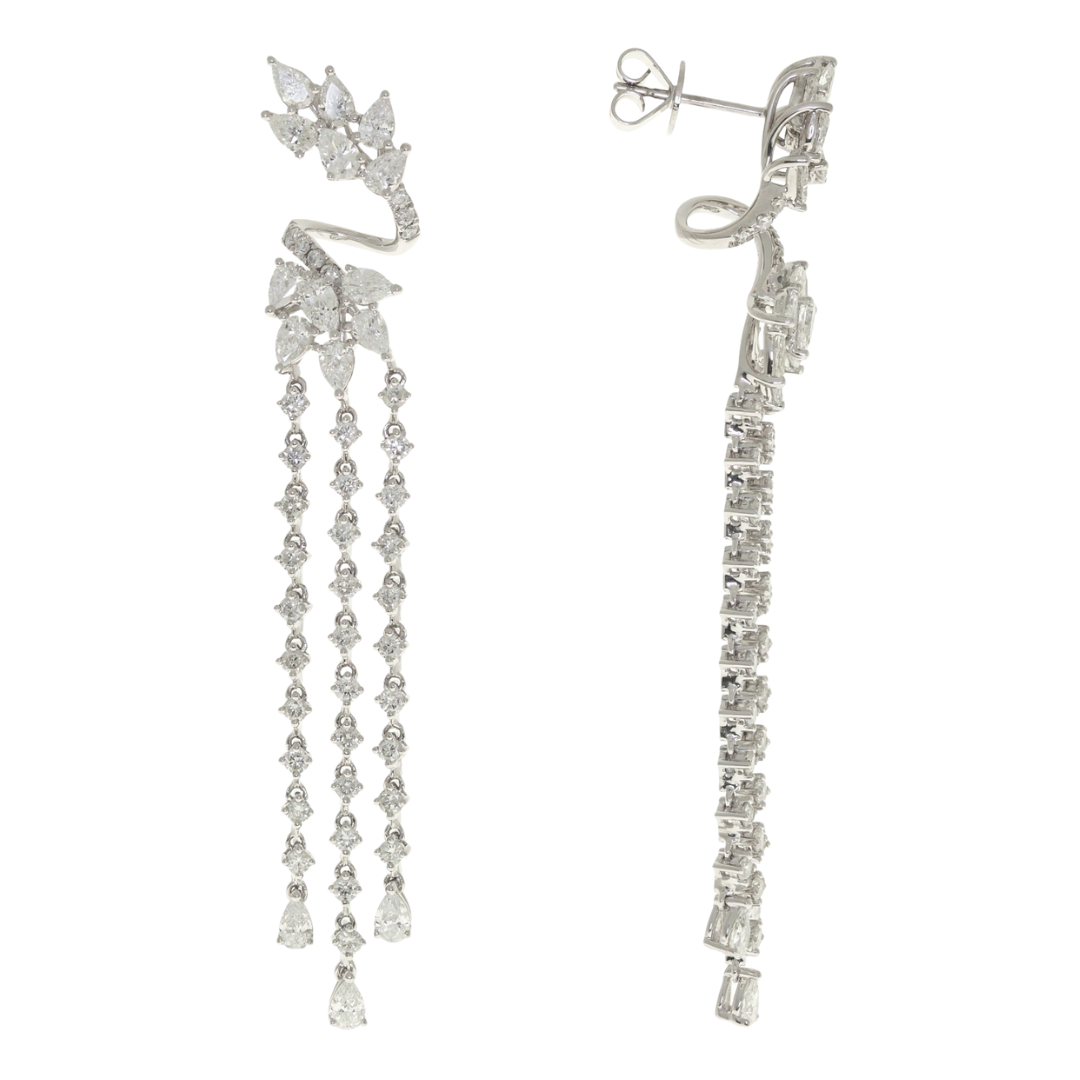 LUMÉRA - WHITE GOLD DIAMOND EARRING