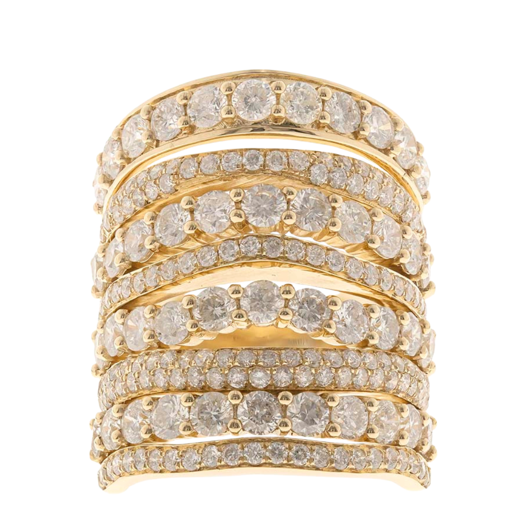 CYLESTRE - YELLOW GOLD DIAMOND RING