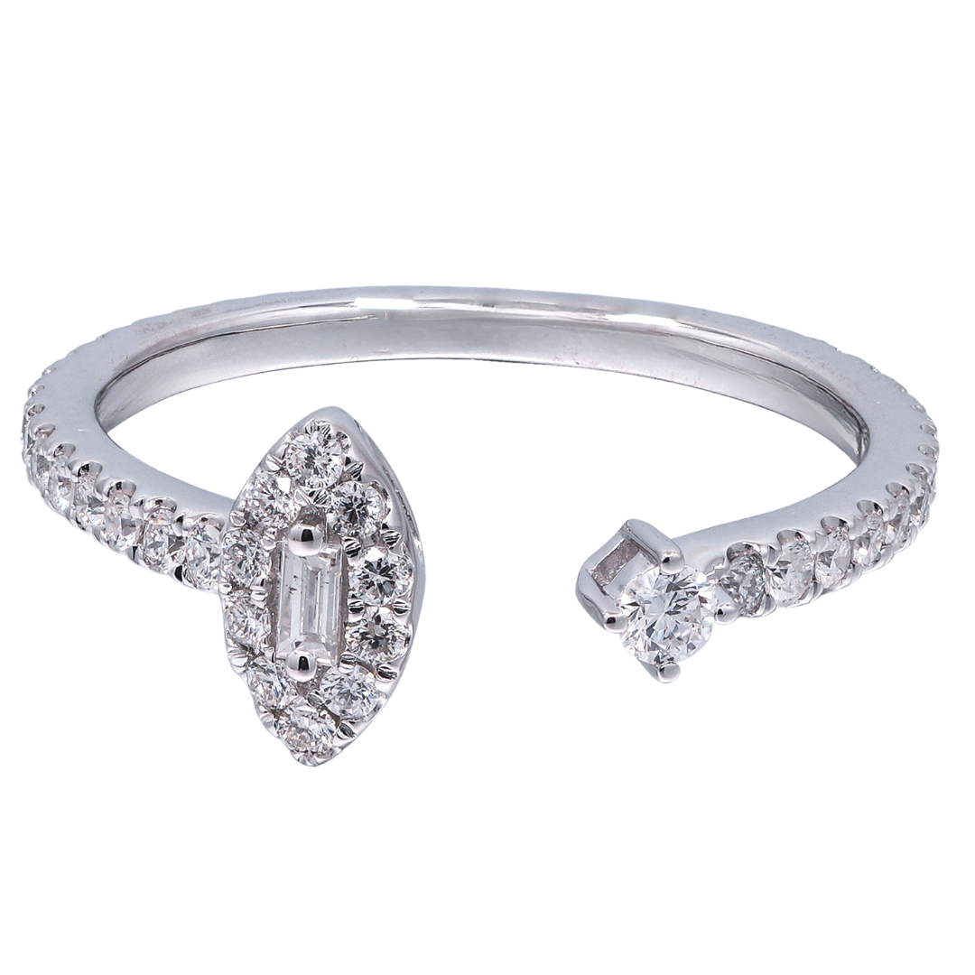 NOIR - WHITE GOLD DIAMOND RING