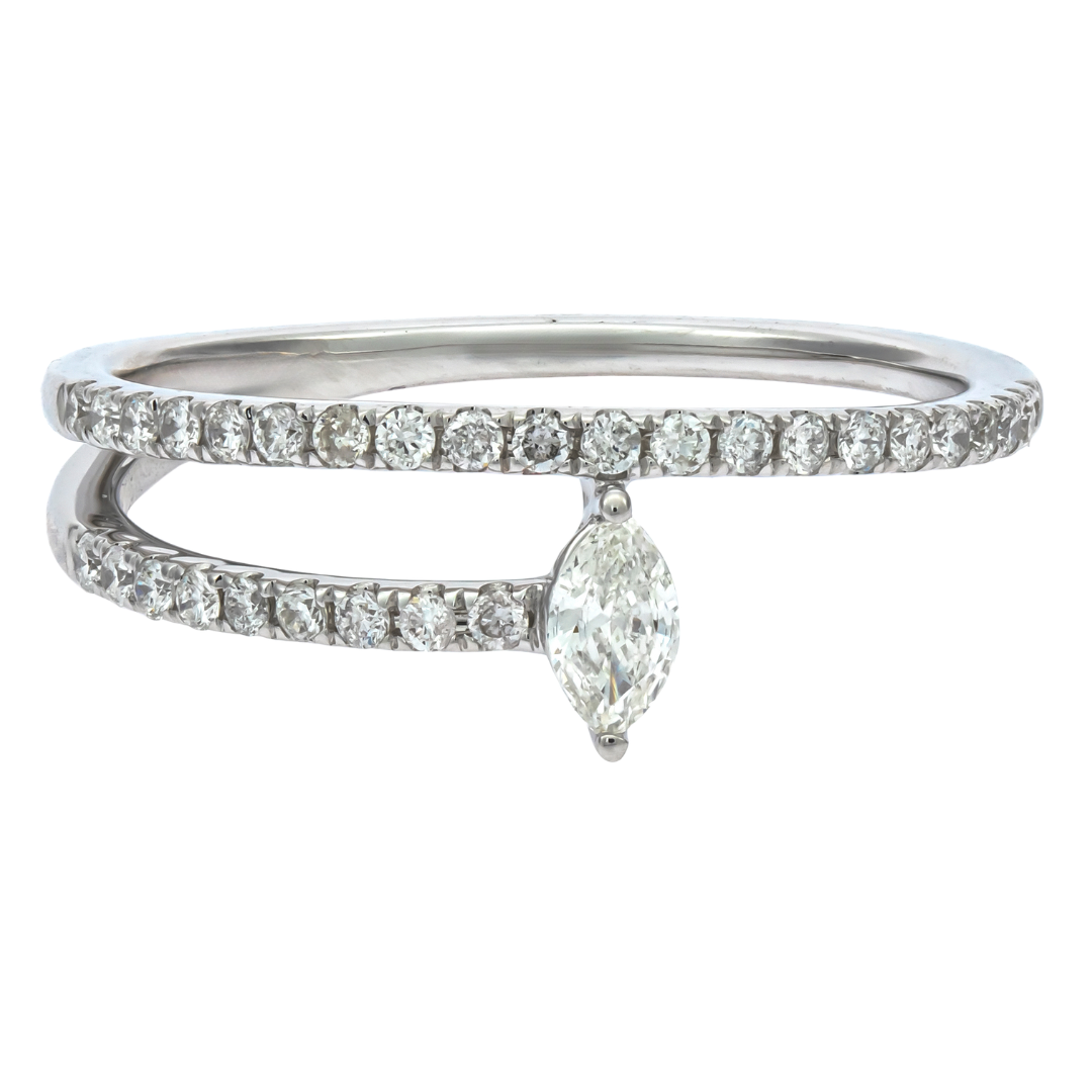 LUEUR - WHITE GOLD DIAMOND RING