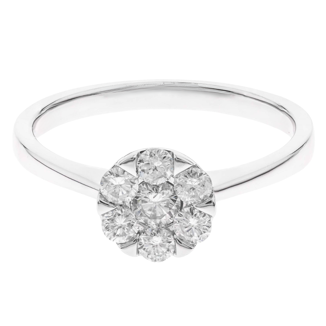 FLEUR - WHITE GOLD DIAMOND RING