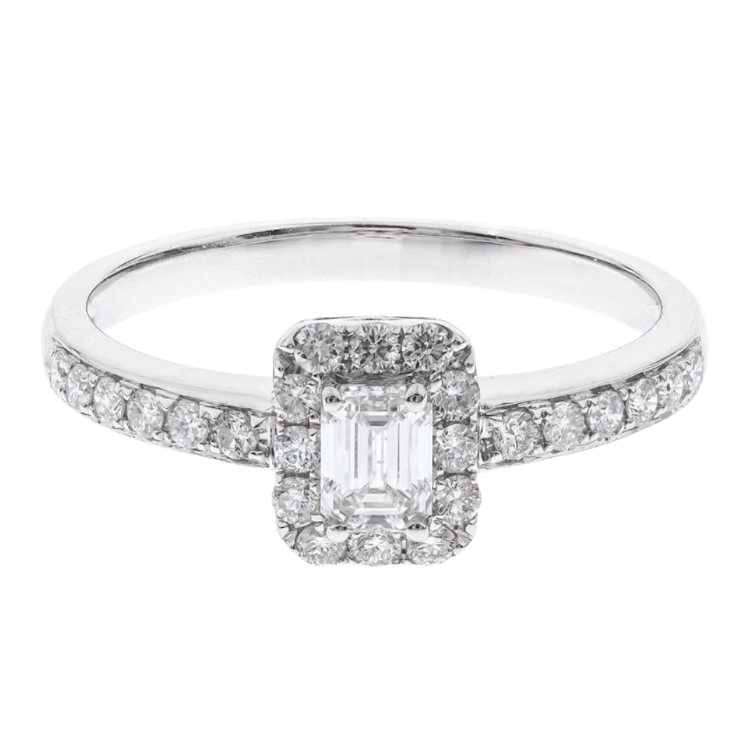 CLARA - WHITE GOLD DIAMOND RING