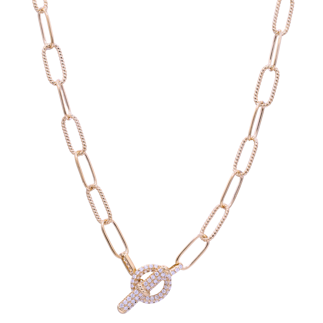 DAZZLE - YELLOW GOLD DIAMOND NECKLACE