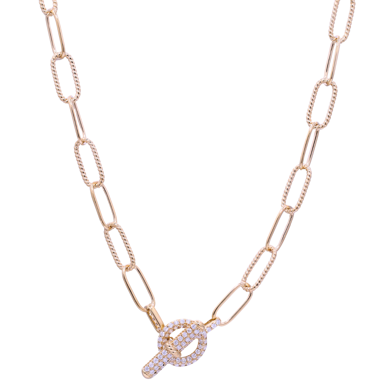DAZZLE - YELLOW GOLD DIAMOND NECKLACE