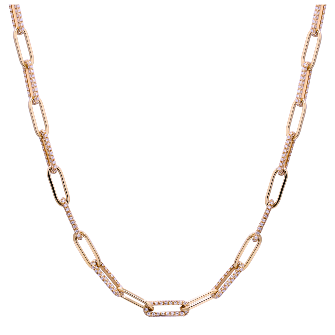 SOLACE - YELLOW GOLD DIAMOND NECKLACE