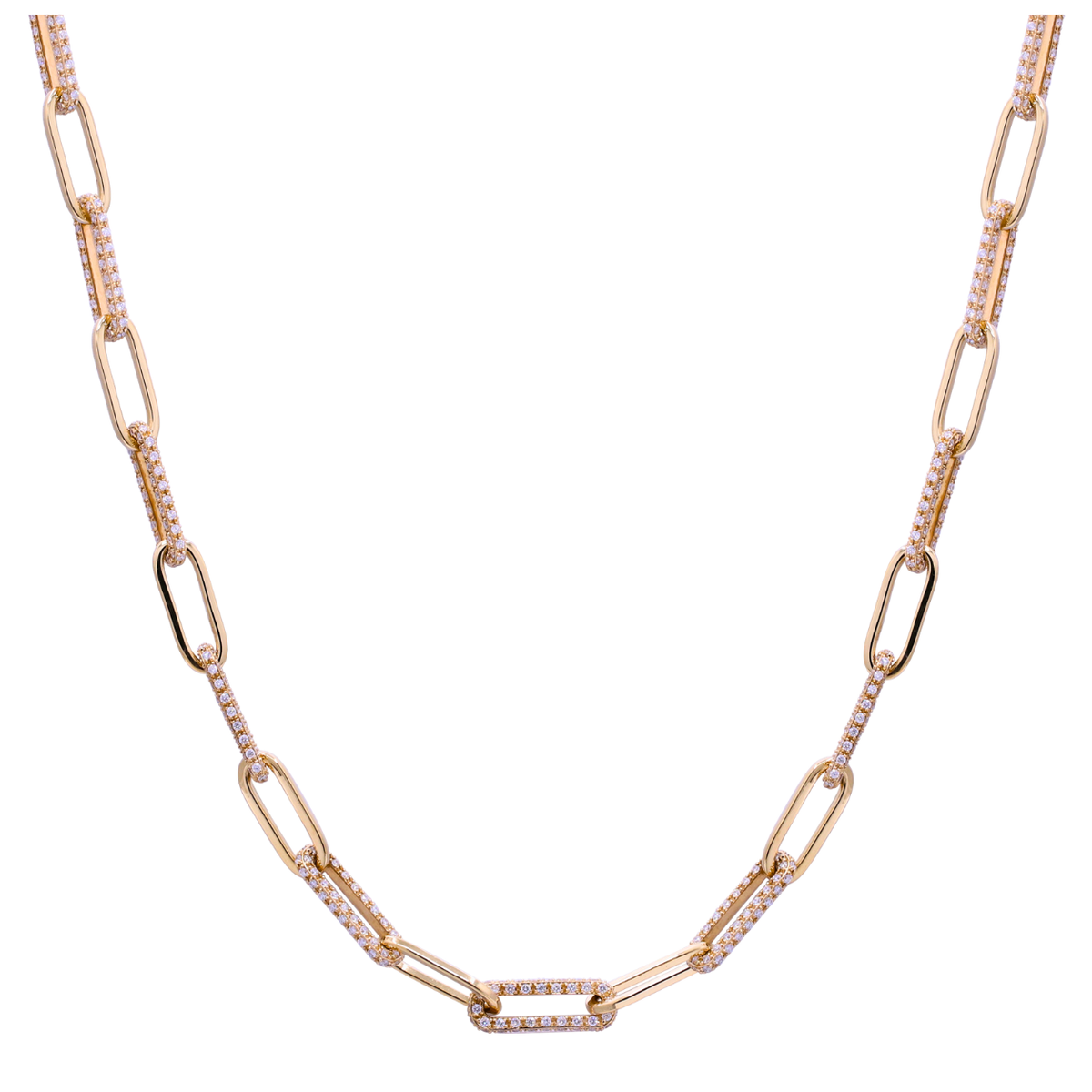 SOLACE - YELLOW GOLD DIAMOND NECKLACE