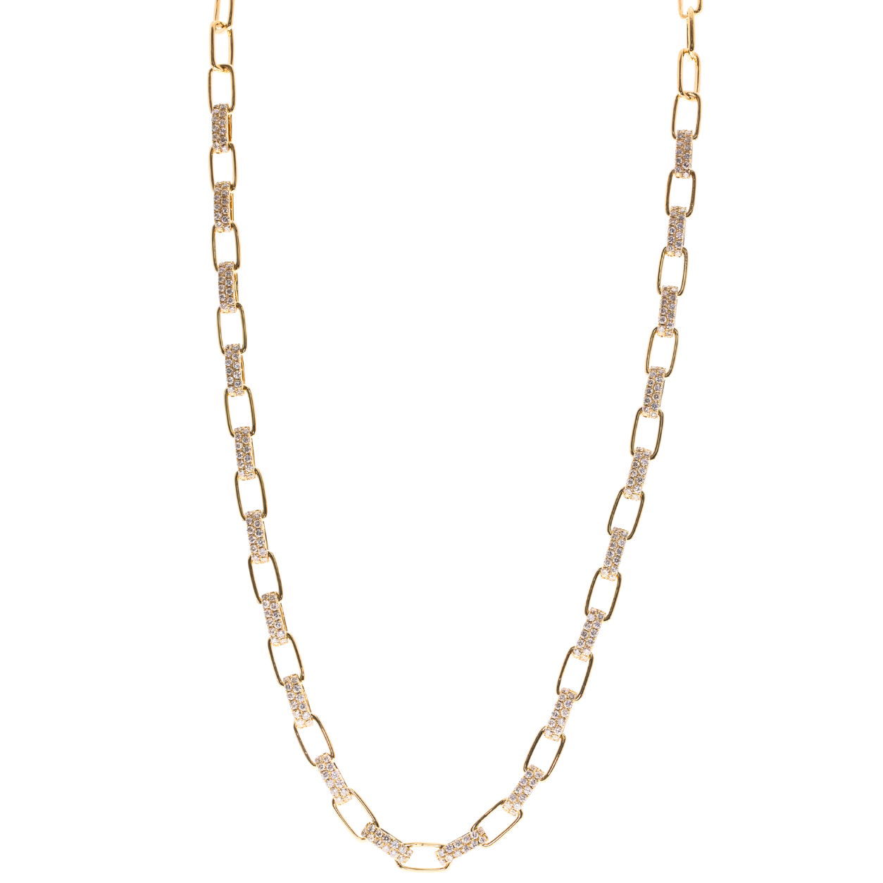 SOLIS - YELLOW GOLD DIAMOND NECKLACE