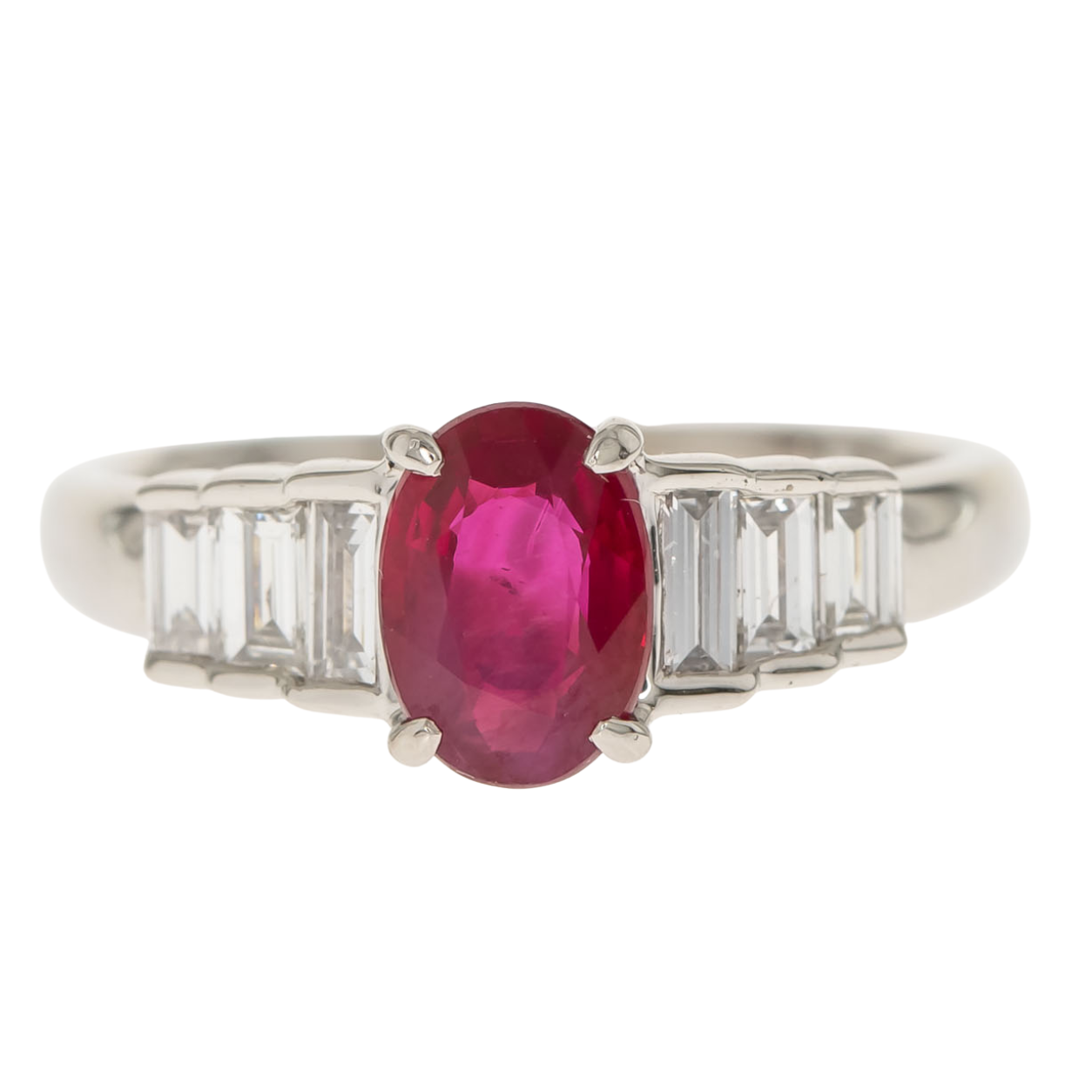 PASSION - PLATINUM RUBY RING