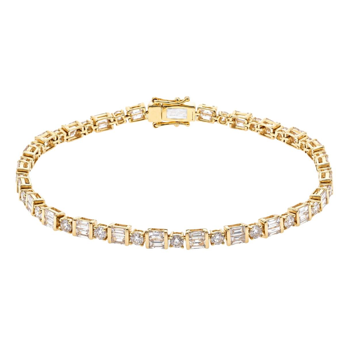 SOLEIL - YELLOW GOLD DIAMOND BRACELET