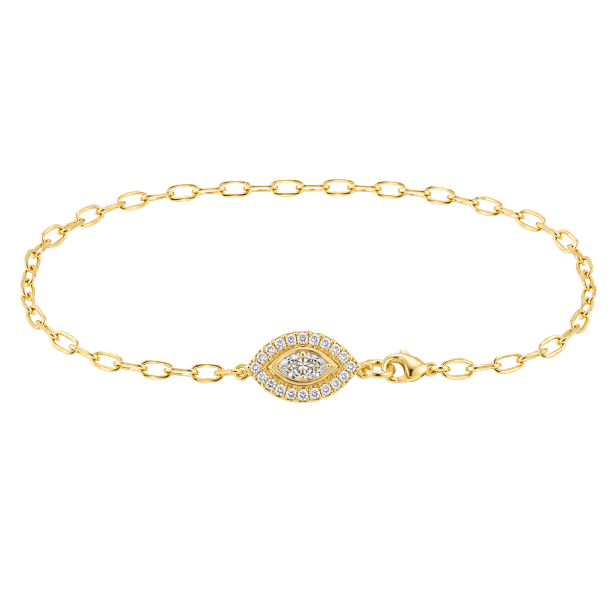GRACE - YELLOW GOLD DIAMOND BRACELET
