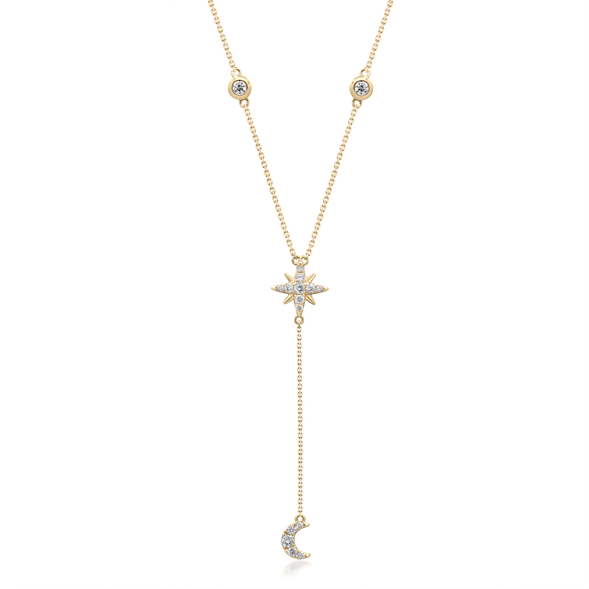 18K YELLOW DIAMOND NECKLACE